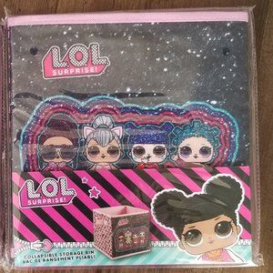 2 LOL Surprise collapsible storage boxes